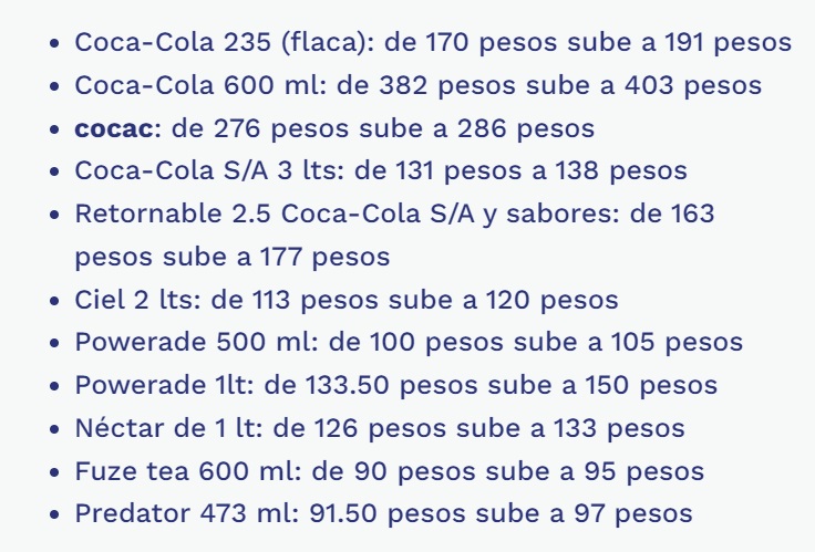 Coca Cola Anuncia Aumento De Precios En Sus Productos En Junio Aqu Te