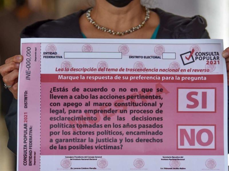 INE instalará 57 mil mesas de recepción para consulta popular