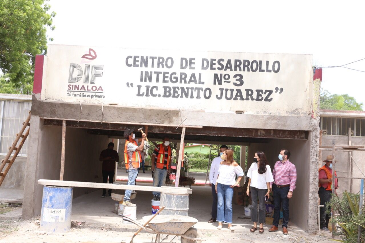 Rosy Fuentes supervisa rehabilitación de los Centros de Desarrollo Integral