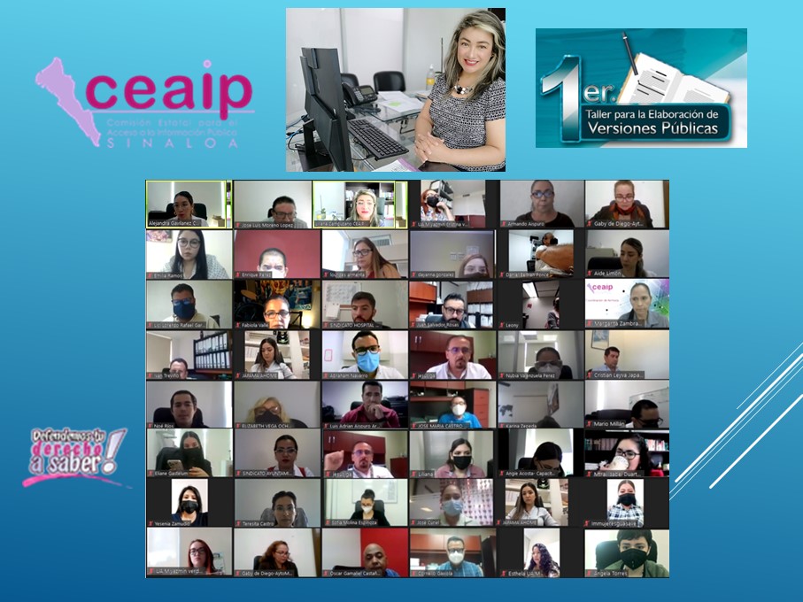Realiza Ceaip primer taller sobre elaboración de versiones públicas