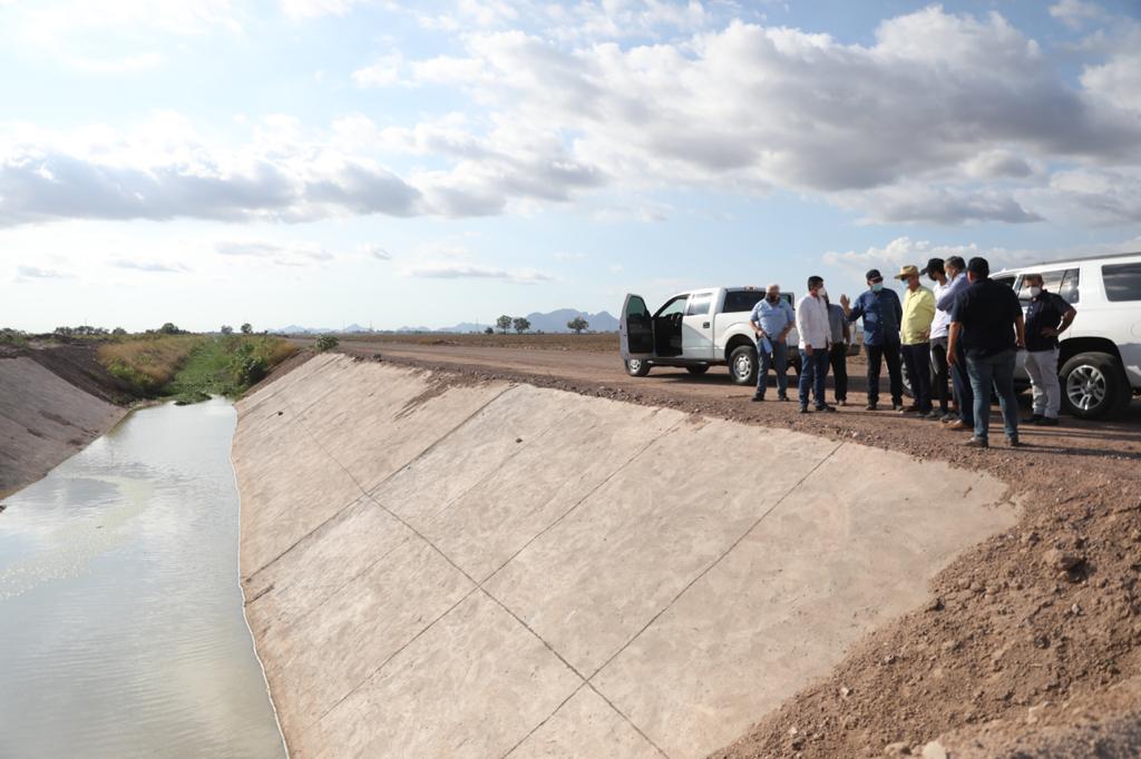 Quirino entrega la obra de dren Juárez en Los Mochis