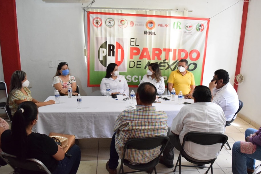 Diseñaremos en conjunto una estrategia para darle una nueva cara a nuestro partido: Cinthia Valenzuela