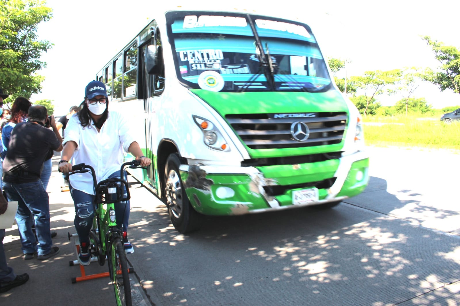 Sedesu capacita a conductores del transporte público sobre respeto a ciclistas y peatones