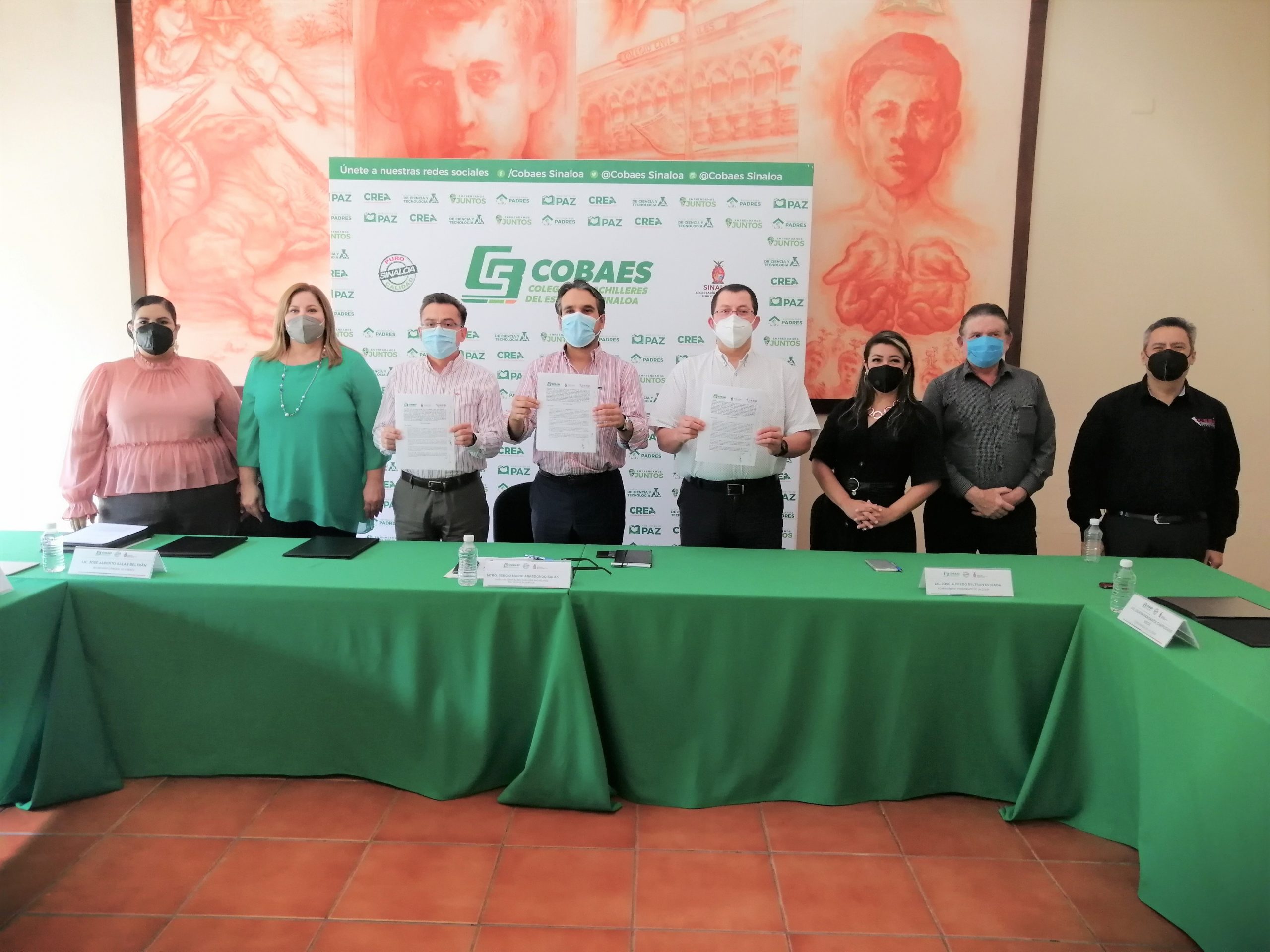 Ceaip y Cobaes suscriben convenio de colaboración en materia de transparencia