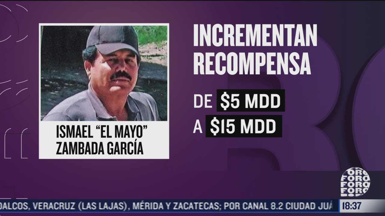 Estados Unidos triplica recompensa por “El Mayo” Zambada, ofrece 15 mdd