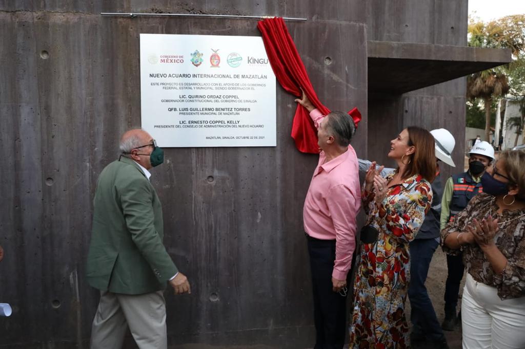 Inauguran nuevas obras emblemáticas de Mazatlán, el Parque Central y la Sala del Acuario