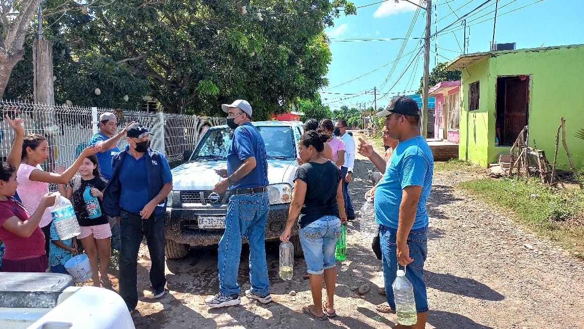 Brigadas de Coepriss recorren comunidades afectadas por el huracán “Pamela”