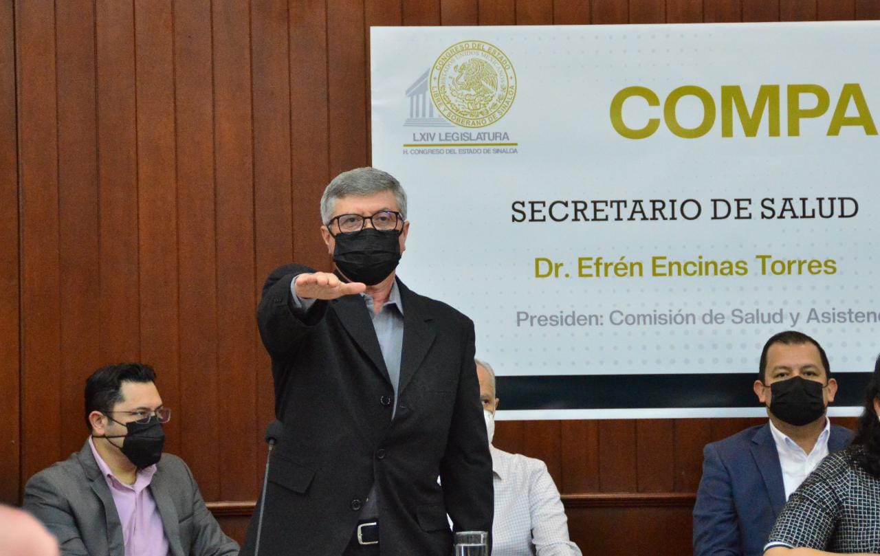 Comparece ante el Congreso del Estado el secretario de Salud