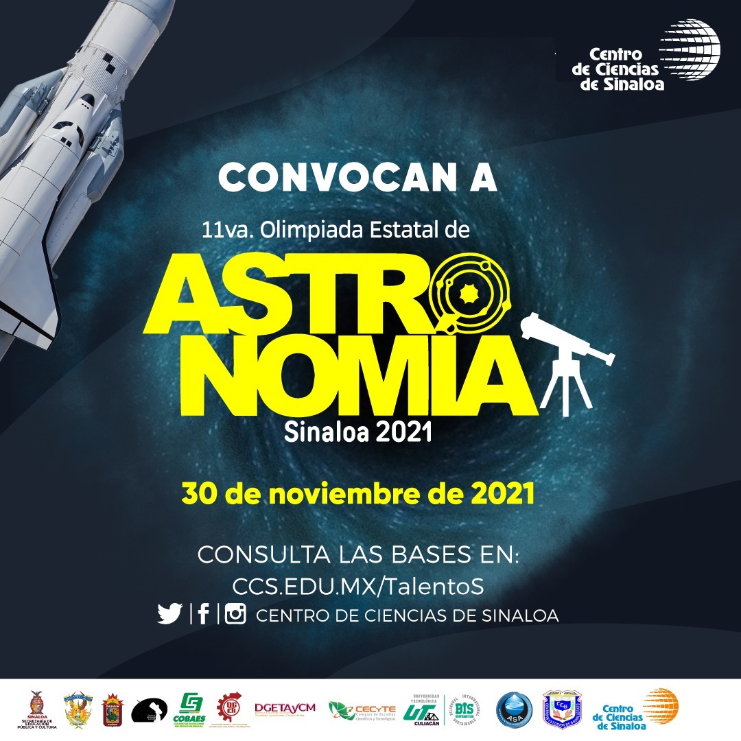 Centro de Ciencias invita a la 11ª Olimpiada Estatal de Astronomía