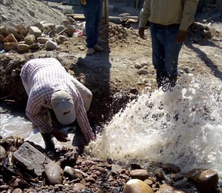 Rescata Gildardo Leyva obras con problemas de antaño en diferentes comunidades de El Fuerte