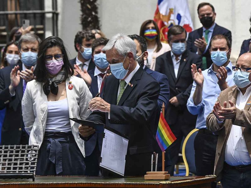 Presidente Piñera promulga Ley del Matrimonio Igualitario en Chile