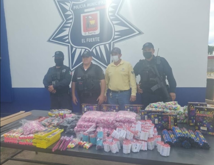 Prohíben venta de pirotecnia en El Fuerte