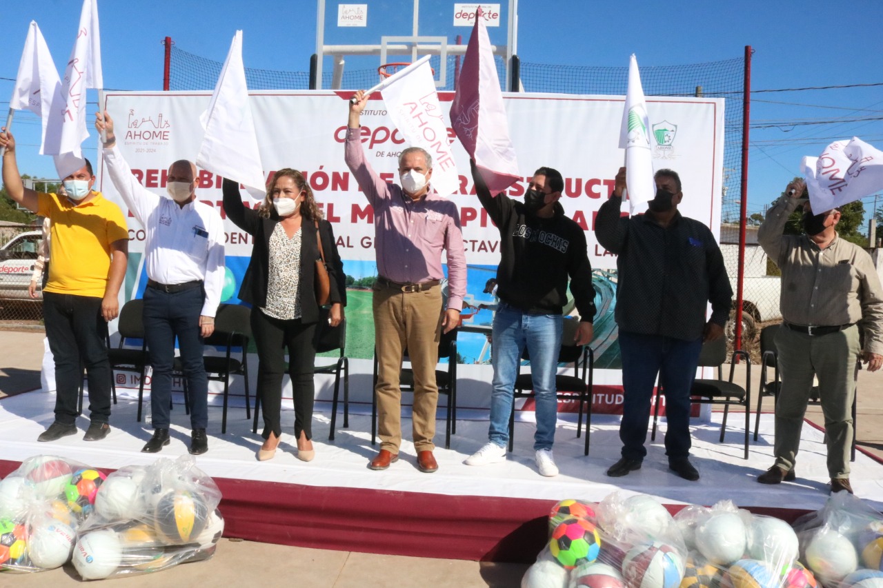 Inicia programa de Rehabilitación de la Infraestructura Deportiva en Ahome