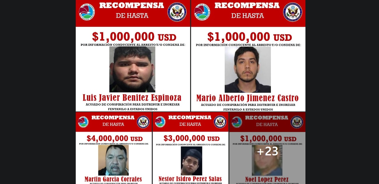 Embajada De Eu En México Postea Recompensa Por ‘los Chapitos Y Sus Secuaces ‘los Ninis 3811