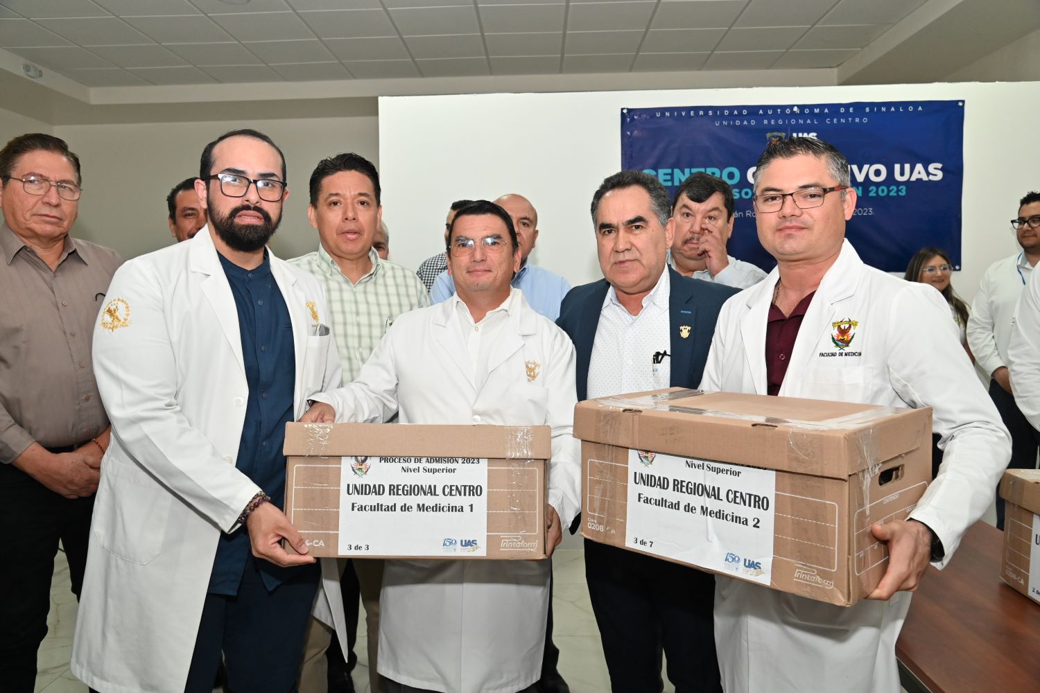 Entrega El Rector A Directores Los Paquetes Del Examen Institucional De Admisión Uas 2023 1900