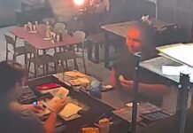 “¡Salió una ratota de dos patotas!” Exhiben a cliente por robar celular de mesero