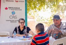 Bachoco, Juan José Ríos recibe atención integral con Brigadas del Bienestar de DIF