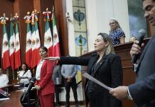 Nombran a Yeraldine Bonilla como gobernadora interina de Sinaloa