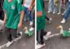 Pato con uniforme del Tri y zapatos conquista a aficionados tras triunfo de México (Video)