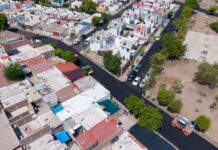 Culiacán: Avanzan labores de reencarpetado en el fraccionamiento Finisterra