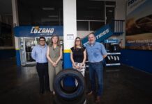 Entrega alcaldesa Ana Miriam Ramos apoyo Impulso NAFIN a Auto Center Lozano