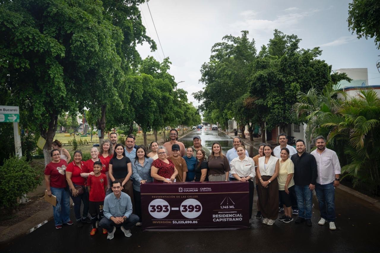 “Gracias por no olvidarnos”, vecinos de Capistrano tras recibir siete calles modernizadas