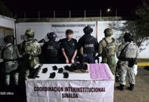 ¡Andaba bien armado y con droga!, lo detienen en la Díaz Ordaz, en Culiacán
